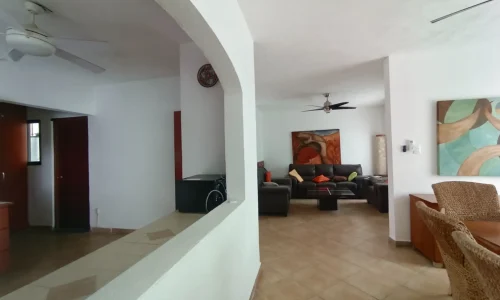 salon con bano y luz natural